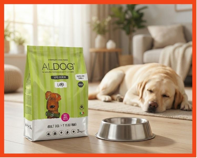 ALDOG Lamb Medium – pes a miska