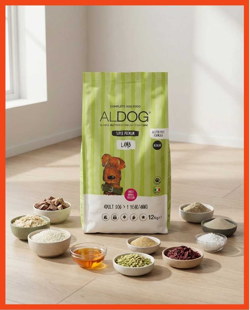 ALDOG Lamb Medium – složení