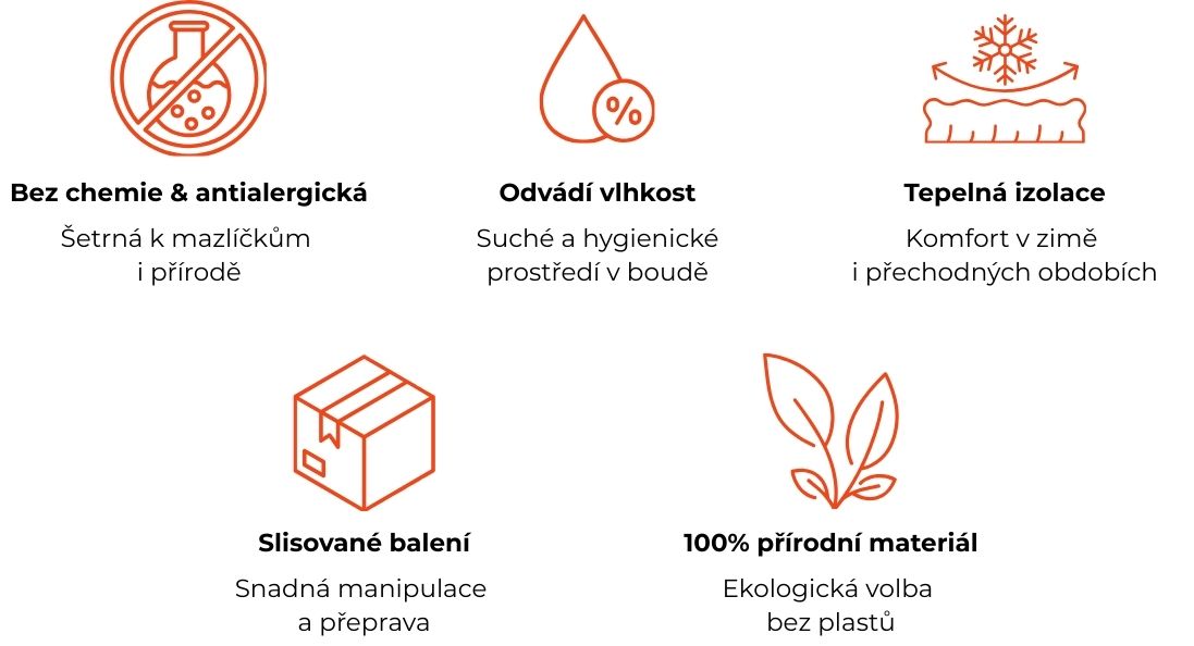 Výhody dřevité vlny