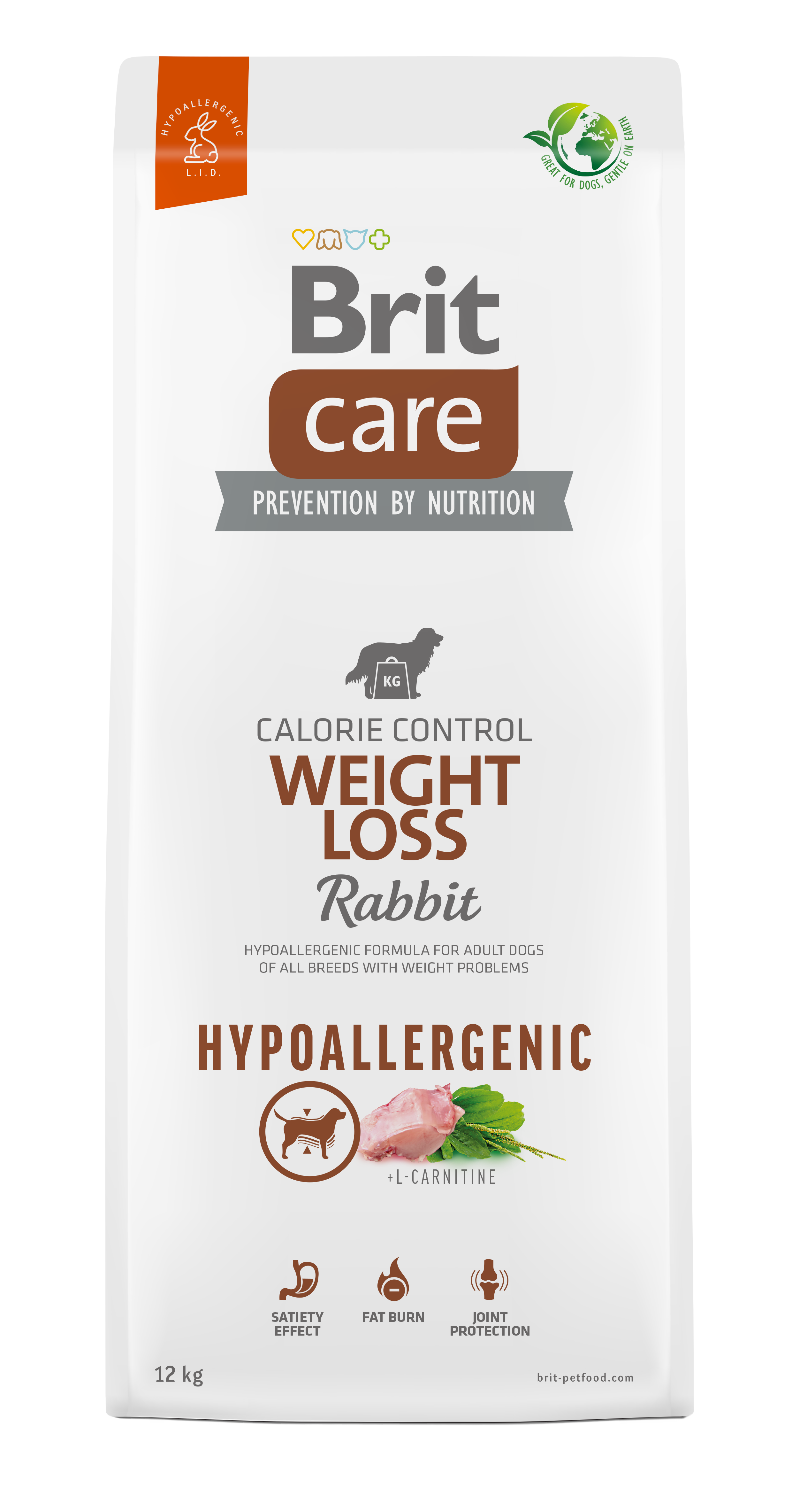 Brit Care Dog Hypoallergenic Weight Loss 12kg