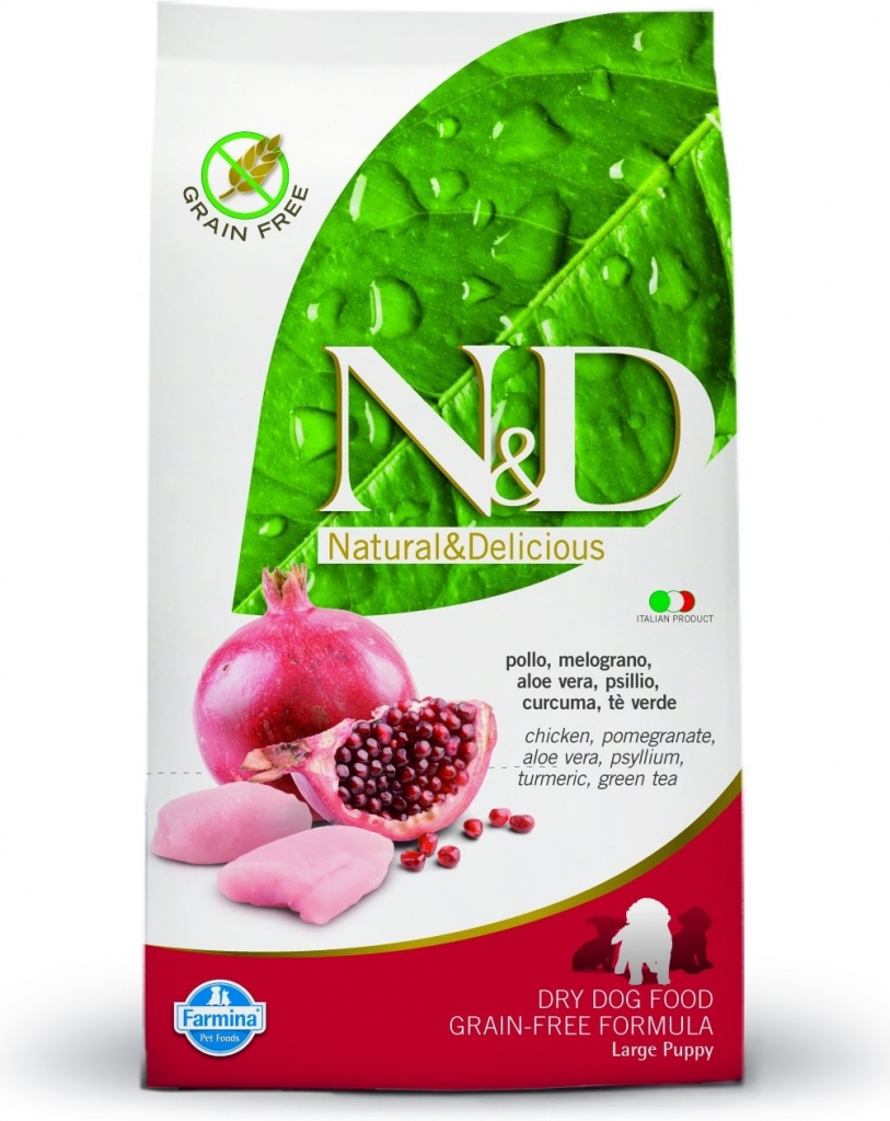 N&D PRIME DOG Puppy M/L Chicken & Pomegranate 12kg