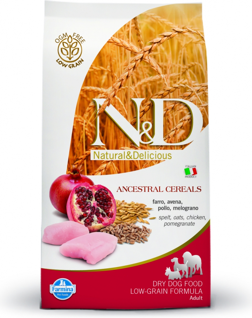 N&D LG DOG Adult M/L Chicken & Pomegranate 2,5kg