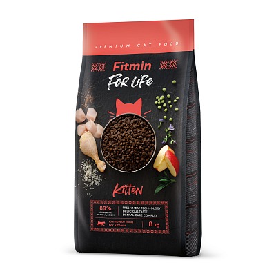 Fitmin For Life Kitten kompletní krmivo pro koťata 1,8kg