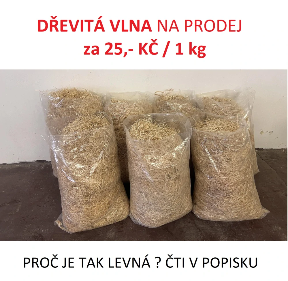 Dřevitá vlna Šedesáté jakosti 1kg