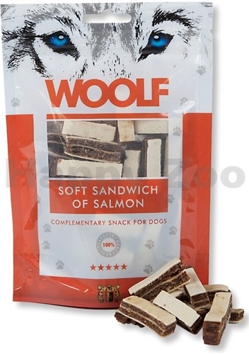 WOOLF pochoutka soft sandwich of salmon 100g