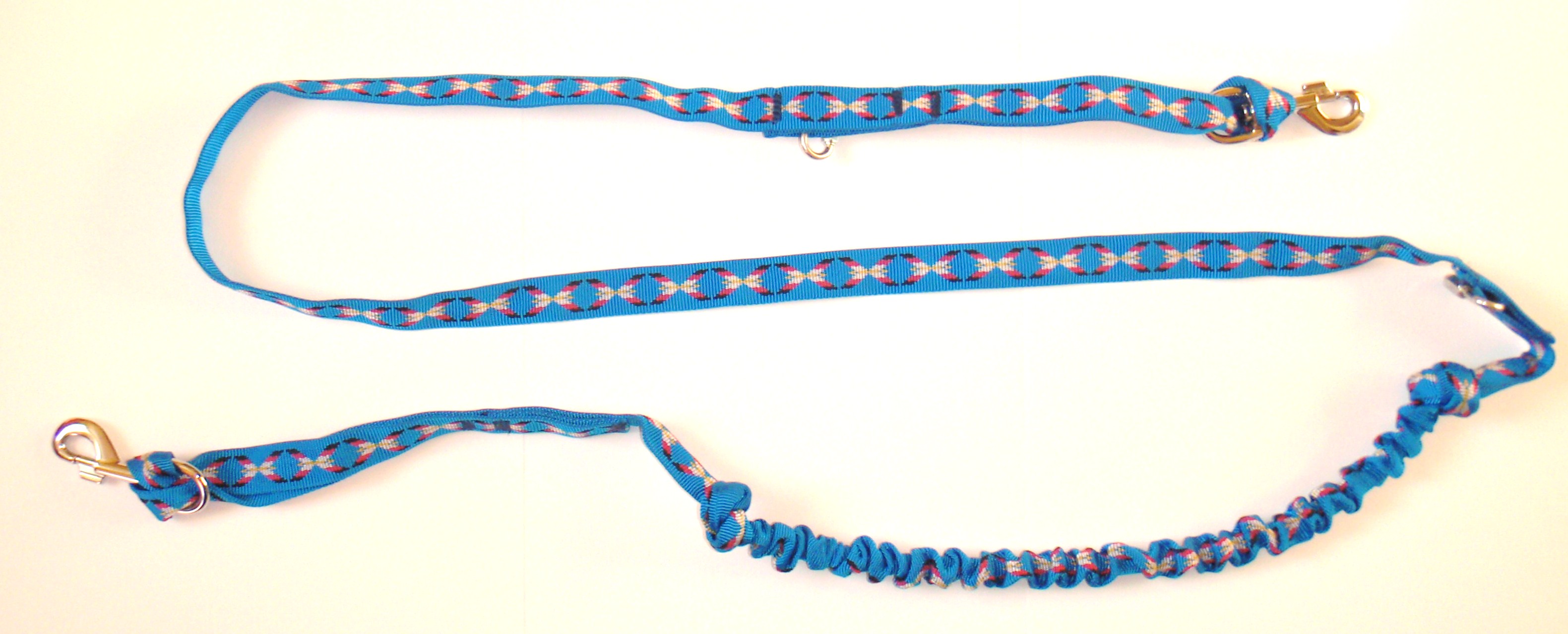 Vodítko s amortizérem (guma)- střední- velká plemena