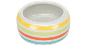 Miska keramická proužkovaná morče 200ml 11cm 