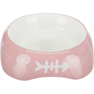 Keramická miska 200ml/13cm - CAT + rybí kostra