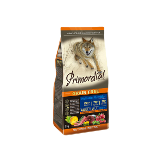 Duopack PRIMORDIAL Dog Adult Tuna & Lamb 2x12kg