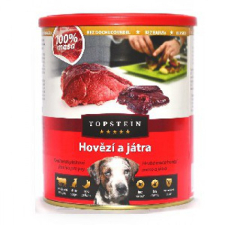 Topstein Hovězí a játra 800 g