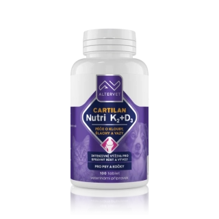 CARTILAN NUTRI K2+D3 Altervet 100tbl.