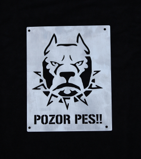 Cedulka nerez Americký pitbulteriér