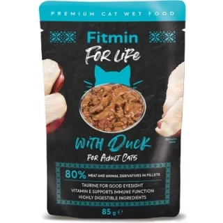 Fitmin For Life Kachní kapsička pro kočky 85 g