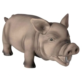 Chrochtající MINI prasátko, latex 17 cm